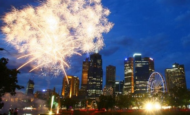 NYE celebrations in Melbourne