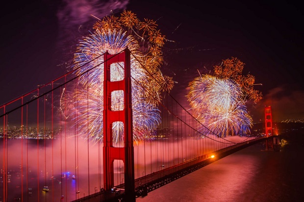 San Francisco NYE Fireworks