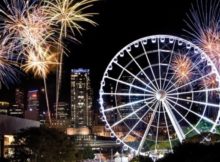 NYE firework shows in Brisbane city