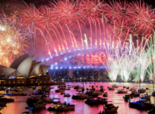 NYE fireworks display in Sydney